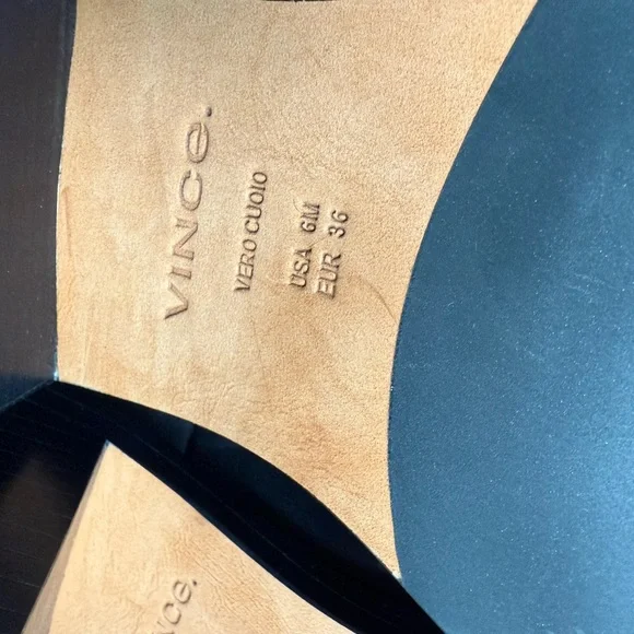 Vince Dani Elegant Black Leather Knee-High Boots - Picture 9 of 9